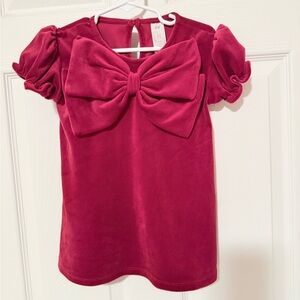 H&M Kids Red Velvet Dress